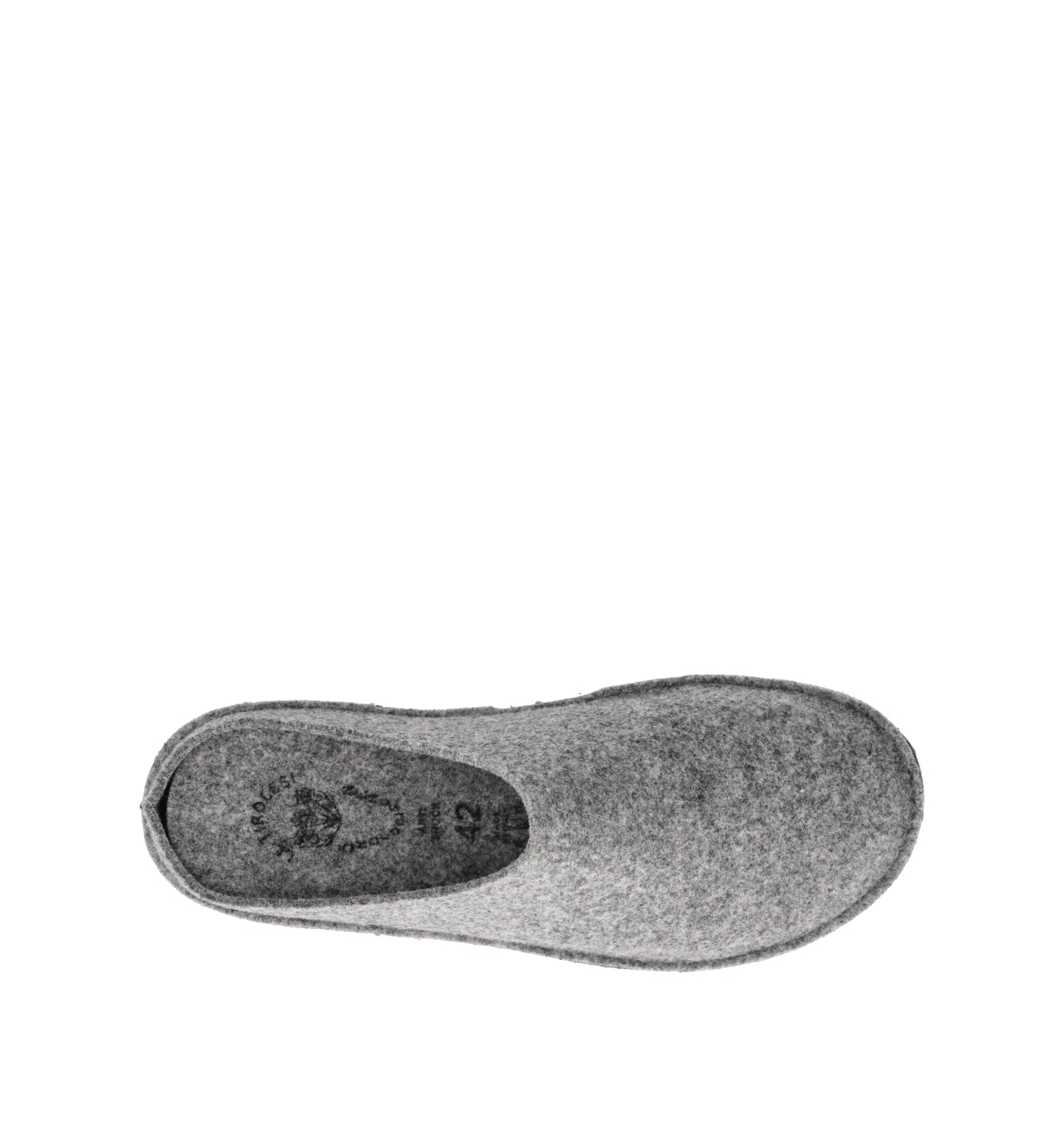LE TIROLESI Pantofola donna grigia
