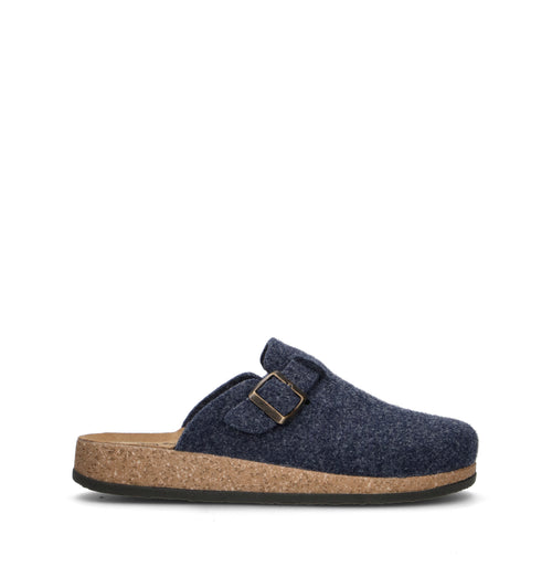 LE TIROLESI Pantofola uomo blu