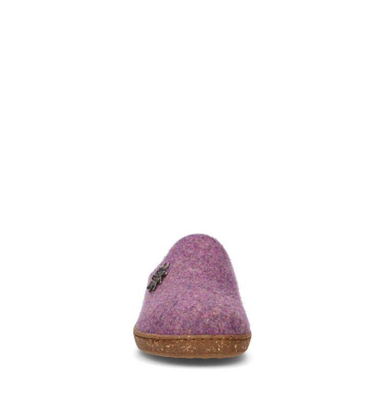 LE TIROLESI Pantofola donna lavanda