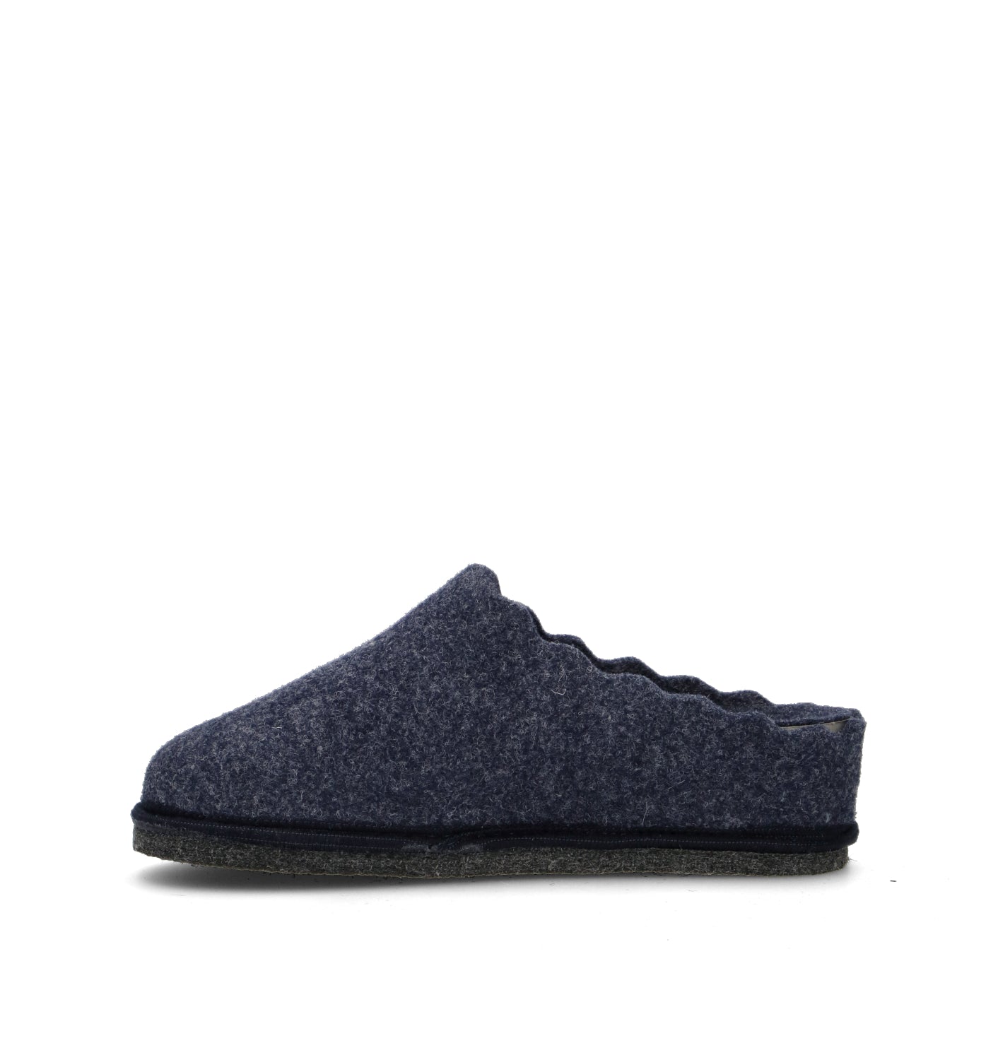 LE TIROLESI Pantofola donna blu in lana