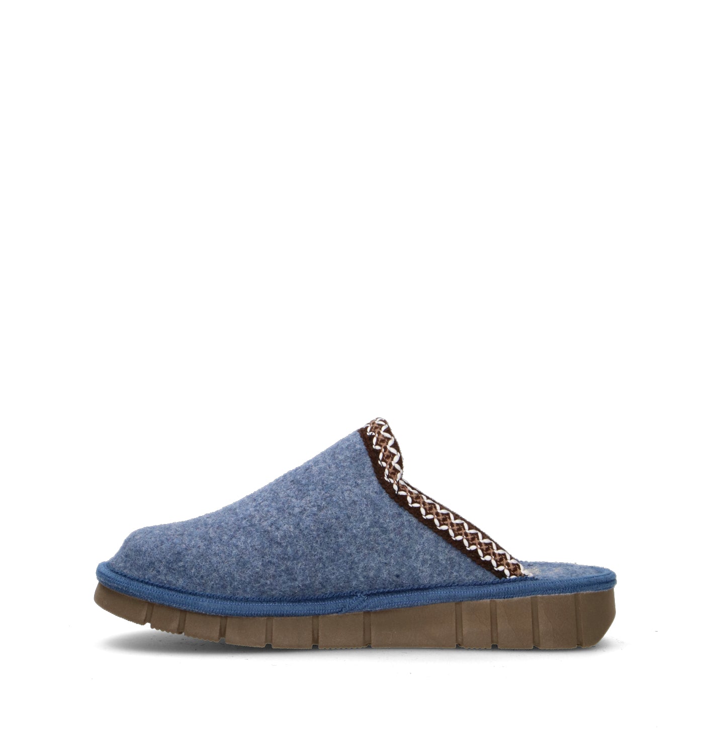 LE TIROLESI Pantofola donna blu