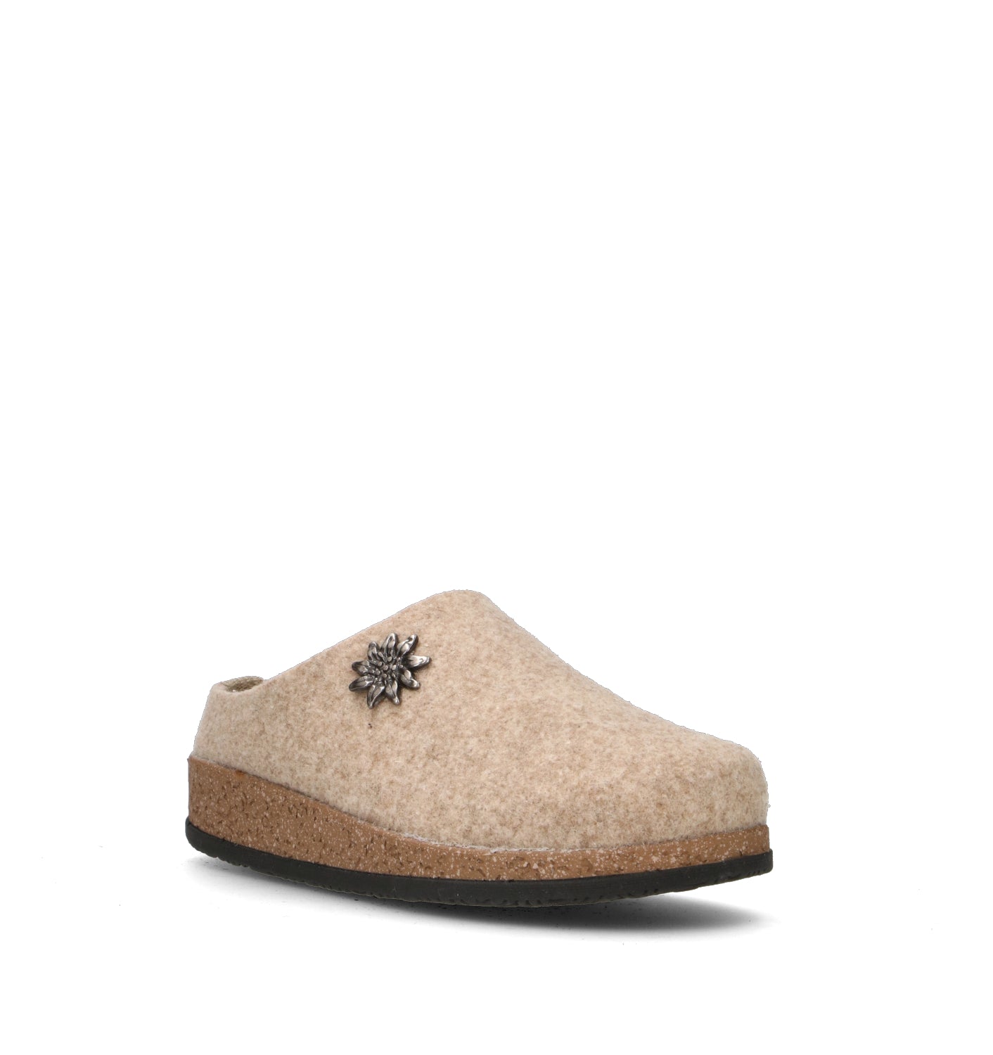 LE TIROLESI Pantofola donna beige