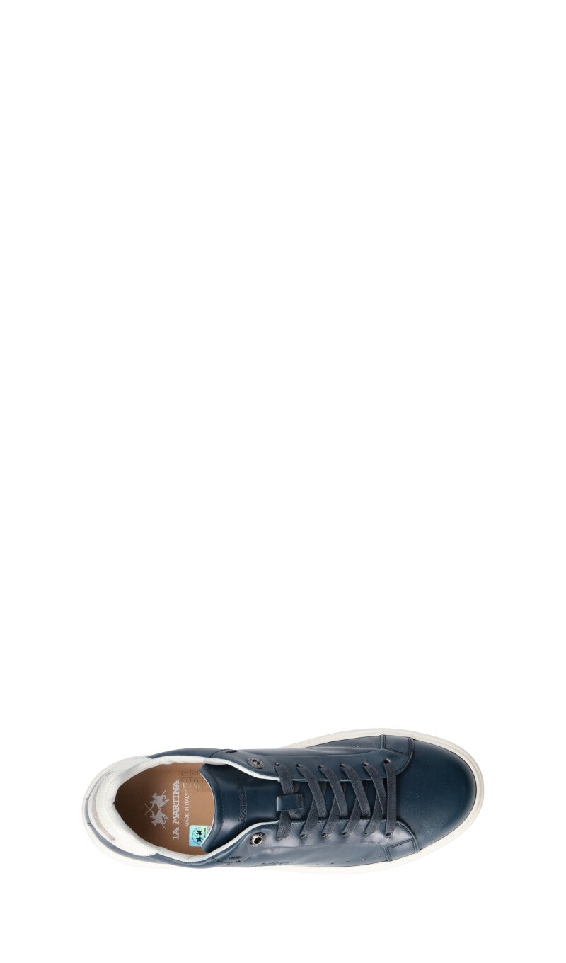 LA MARTINA Sneaker uomo blu in pelle