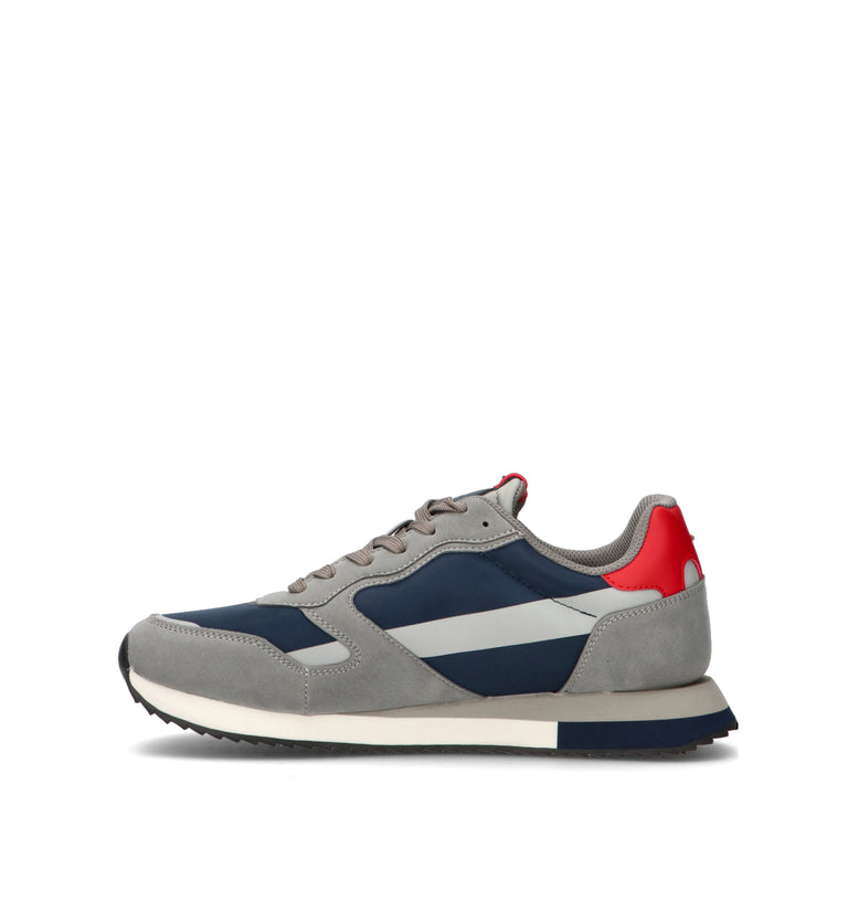 LA MARTINA Sneaker uomo grigia/blu