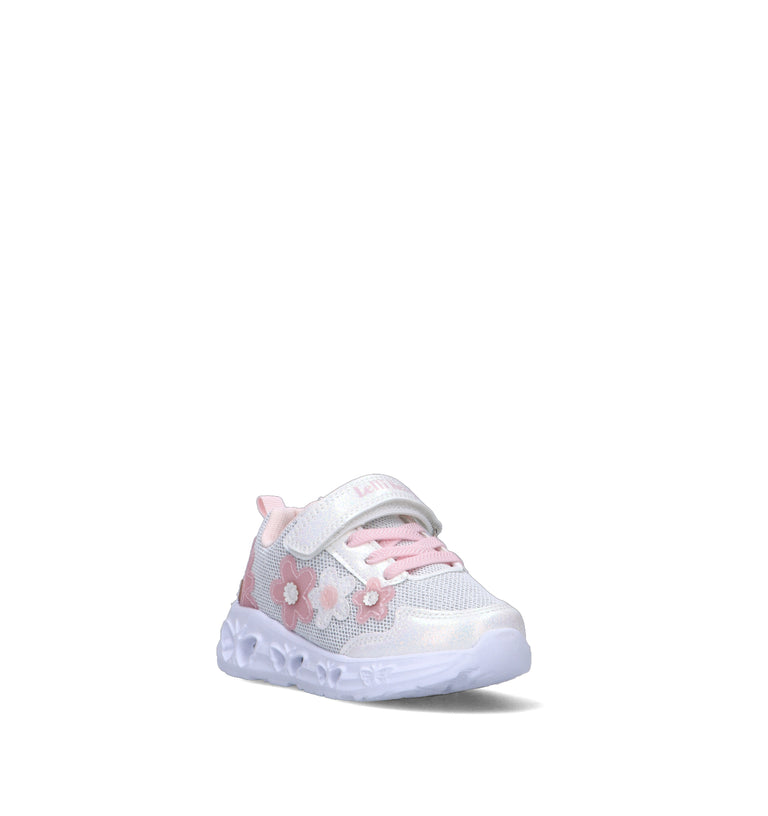 LELLI KELLY Sneaker bimba bianca con luci