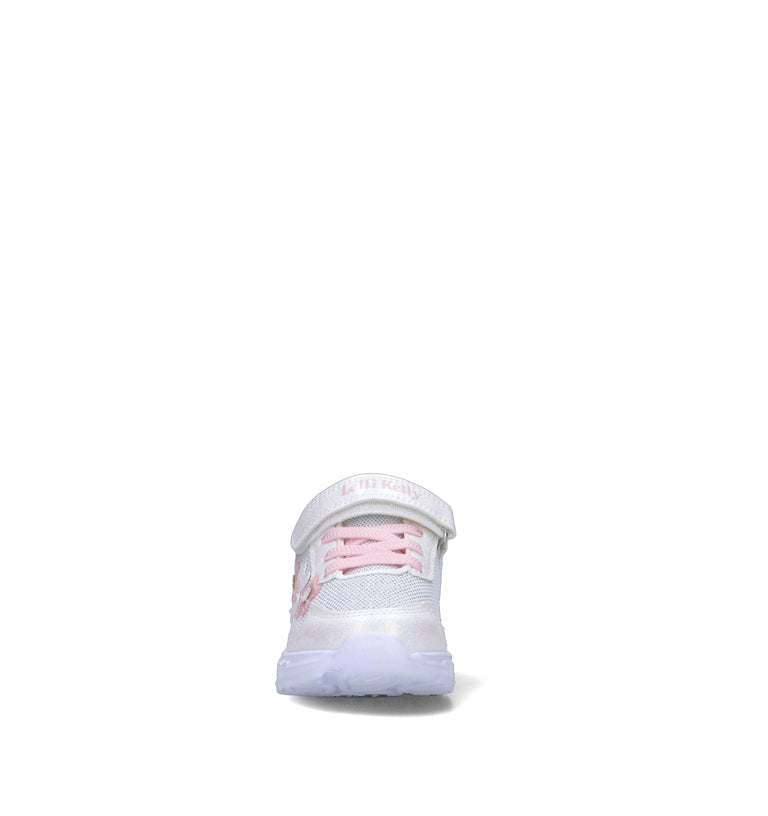 LELLI KELLY Sneaker bimba bianca con luci