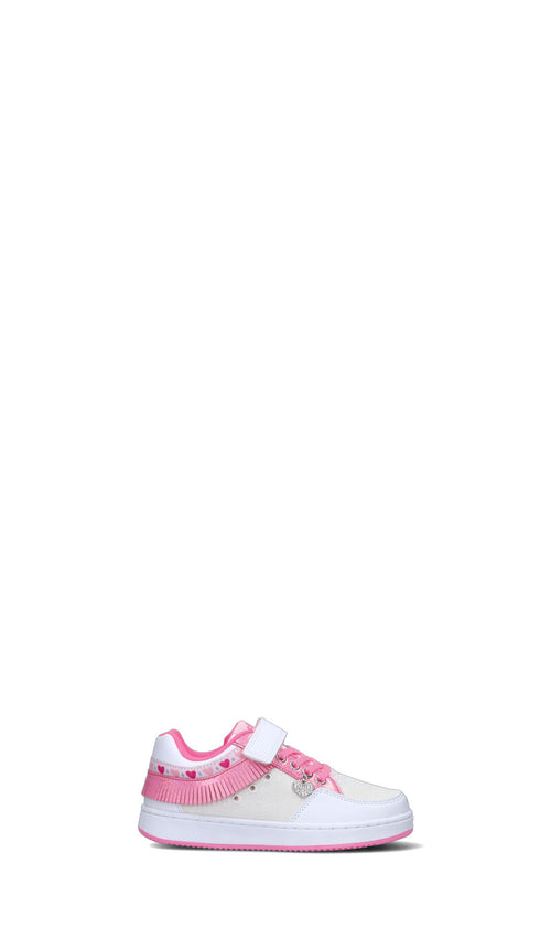 LELLI KELLY Sneaker bimba bianca/rosa con luci