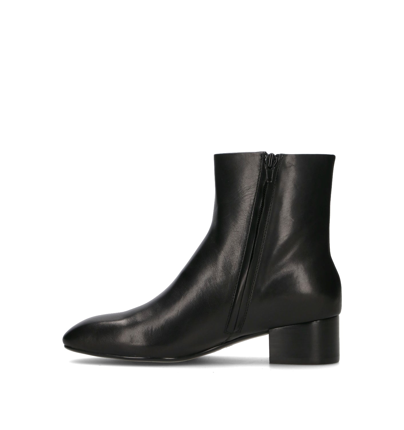 LOAFER Tronchetto donna nero in pelle
