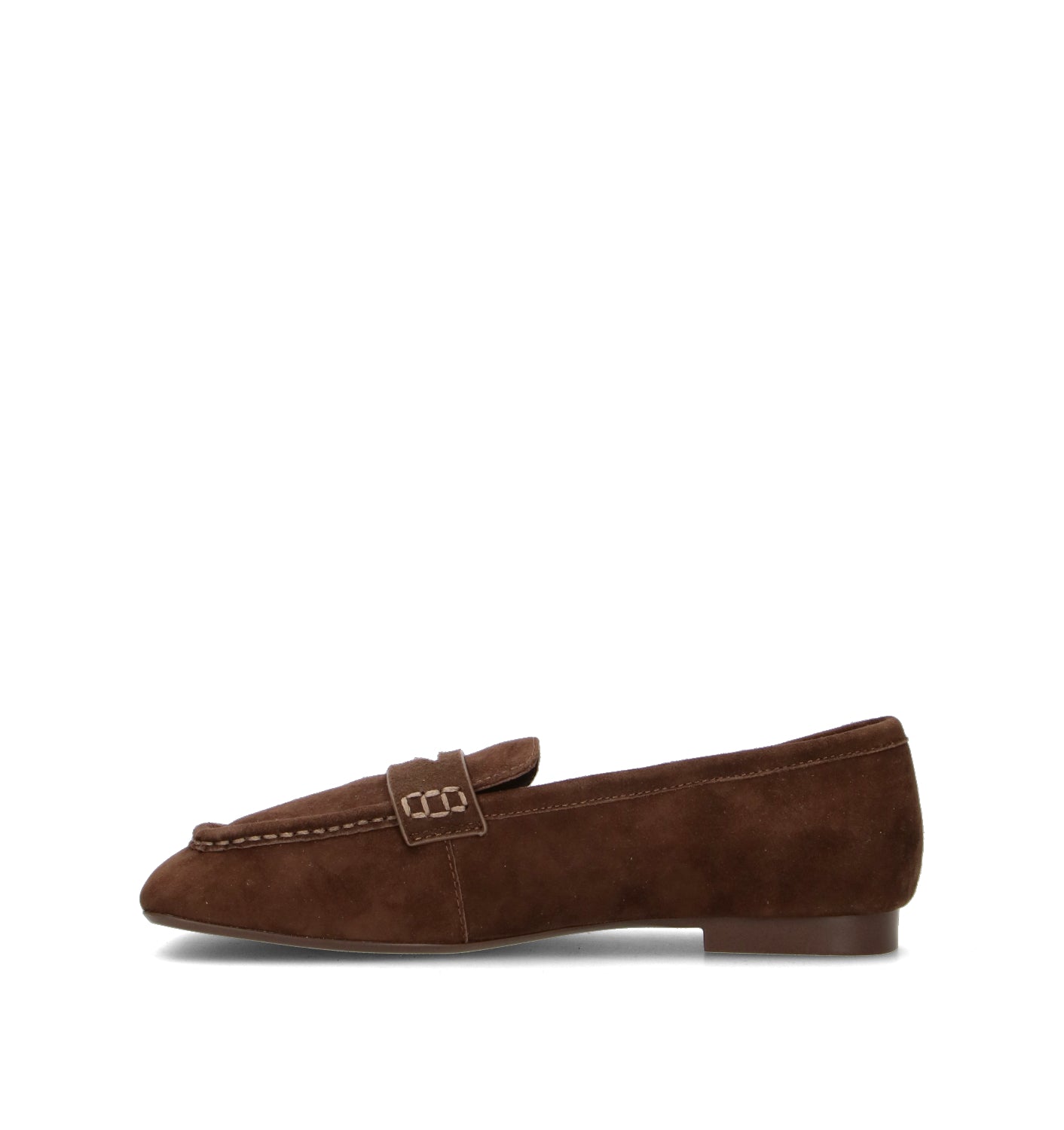 LOAFER Mocassino donna marrone in suede