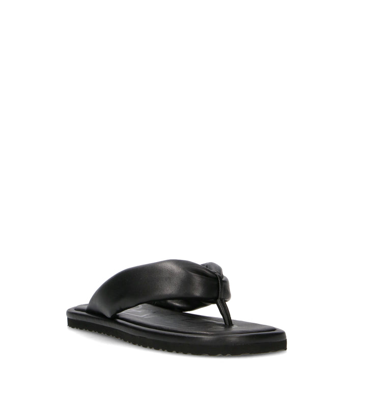 LOAFER Ciabatta donna nera in pelle