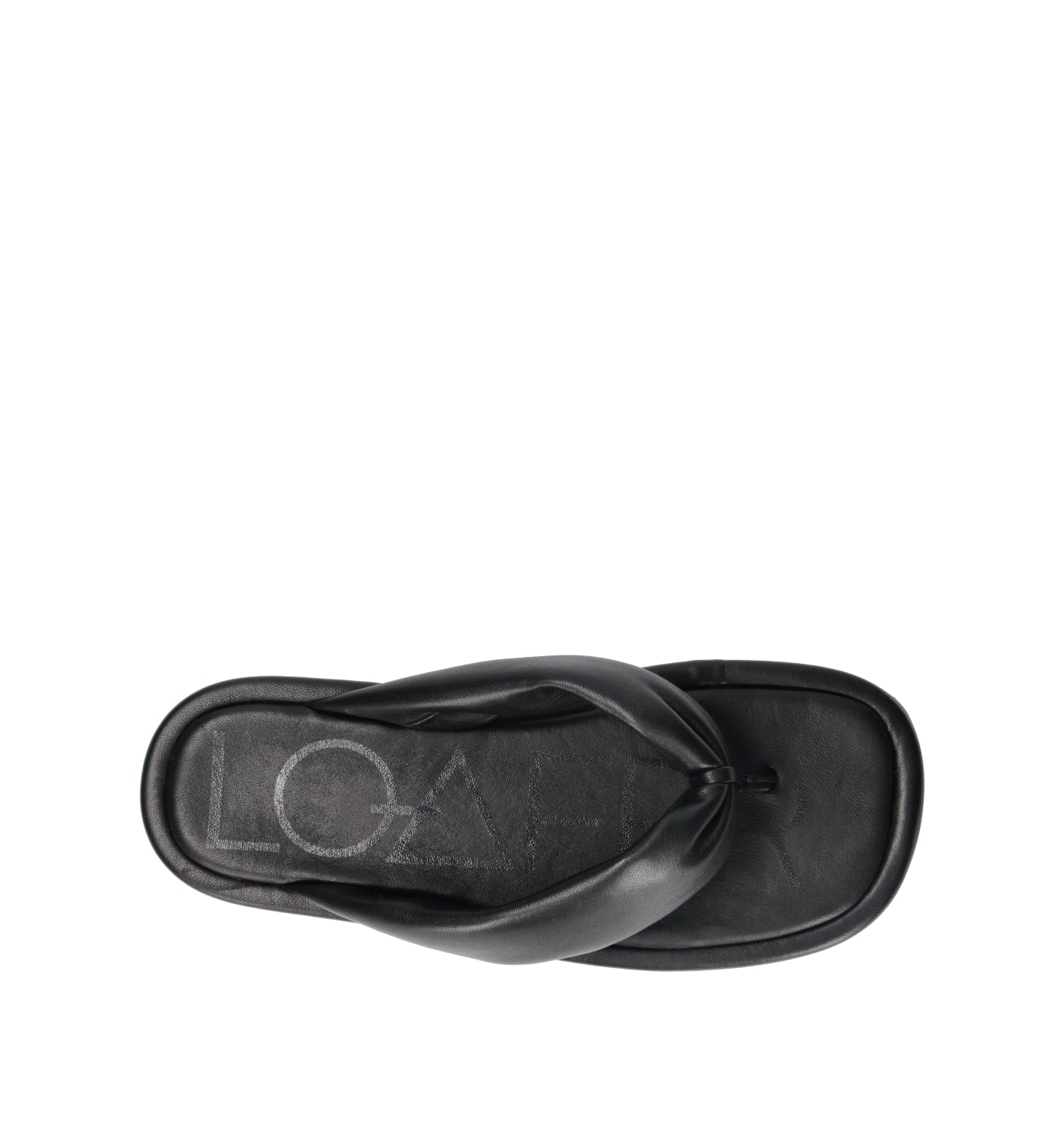 LOAFER Ciabatta donna nera in pelle