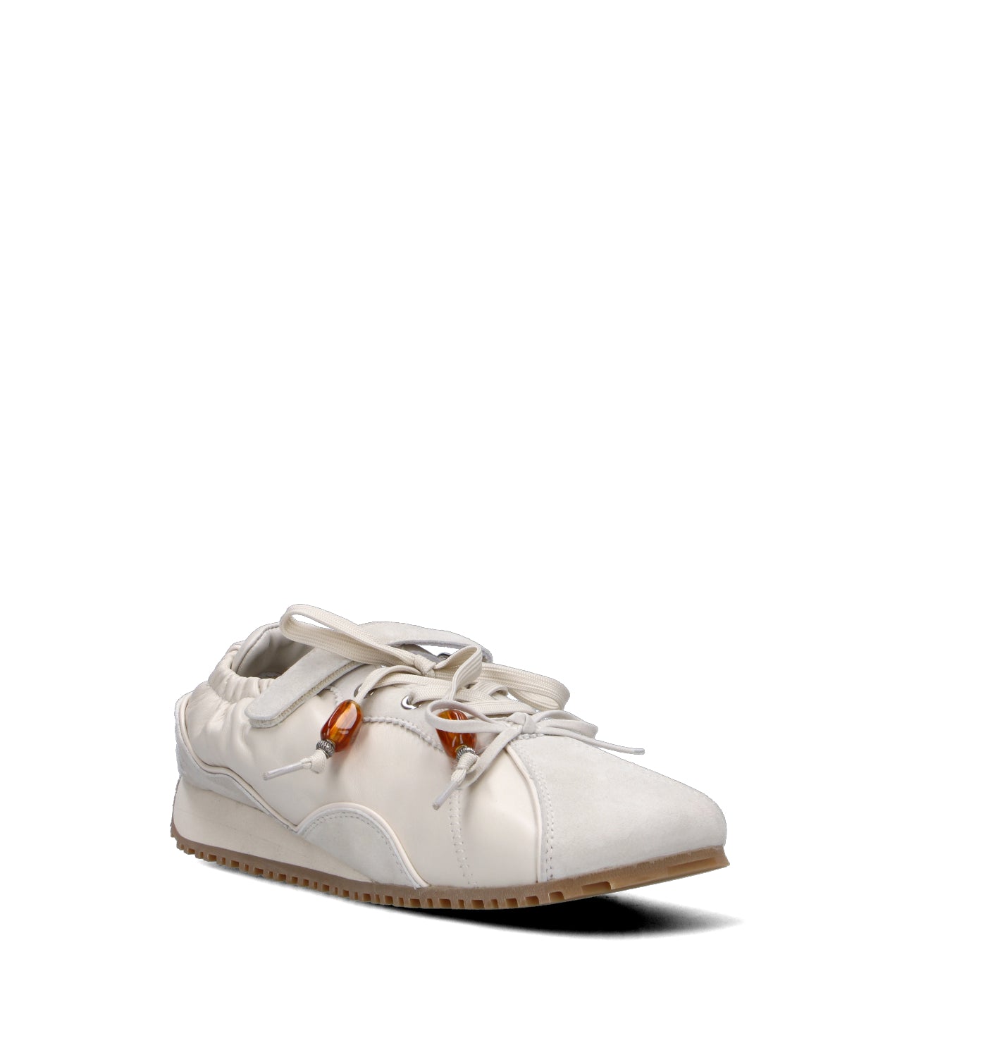 LOAFER Sneaker donna bianca in pelle