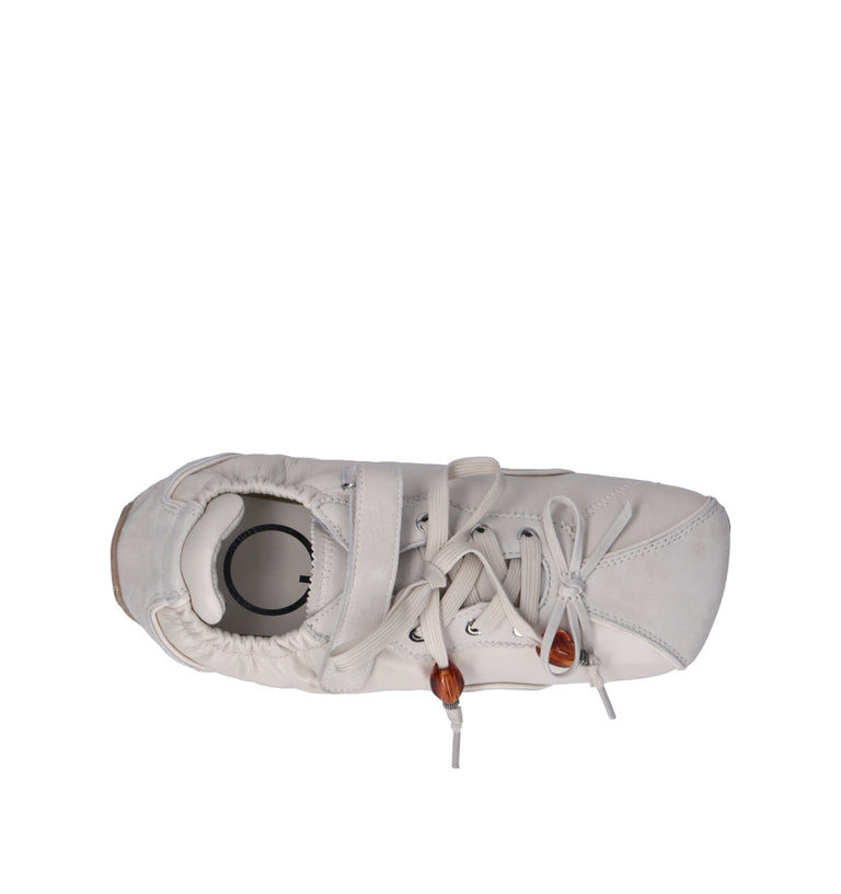 LOAFER Sneaker donna bianca in pelle