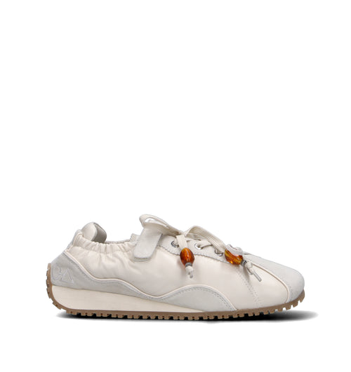 LOAFER Sneaker donna bianca in pelle