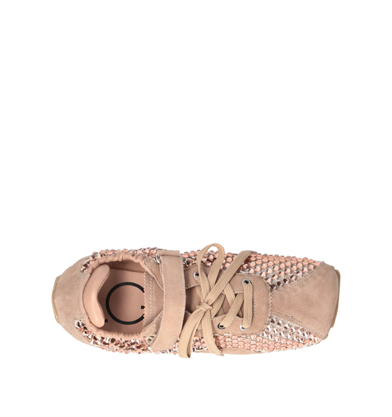 LOAFER Sneaker donna oro rosa
