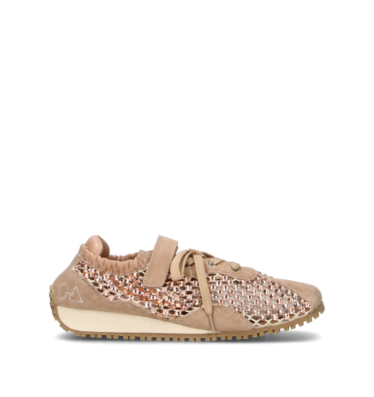 LOAFER Sneaker donna oro rosa