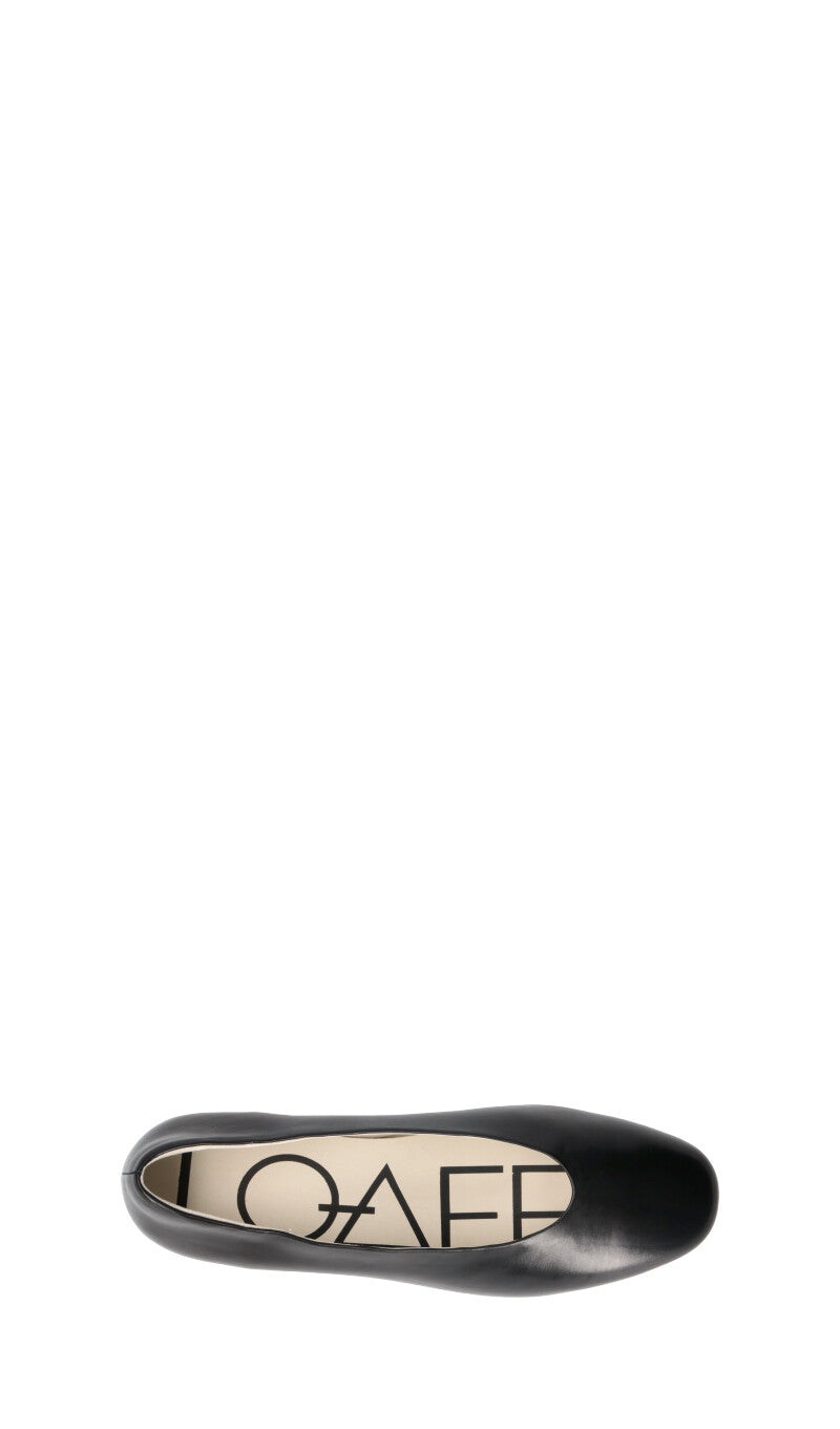 LOAFER Ballerina donna nera in pelle