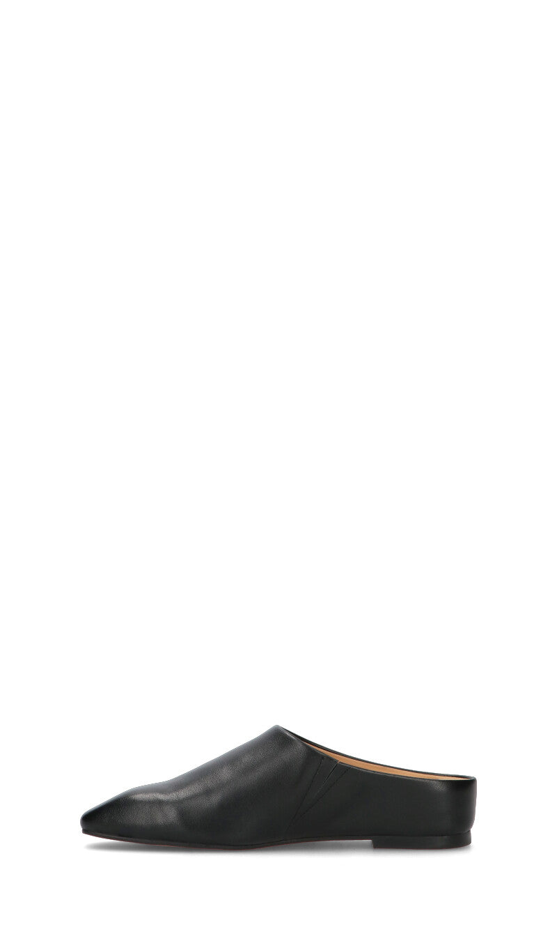 LOAFER Sabot donna nera in pelle