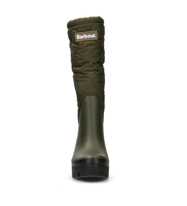 BARBOUR Stivale pioggia donna militare