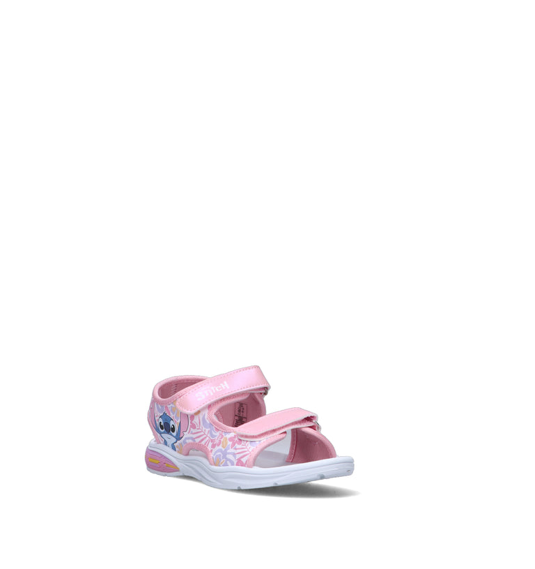 DISNEY Sandalo bimba rosa con luci