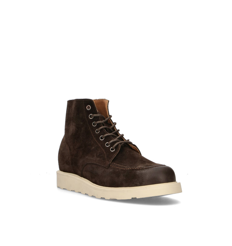 LORENZO TERRA Polacco uomo testa di moro in suede
