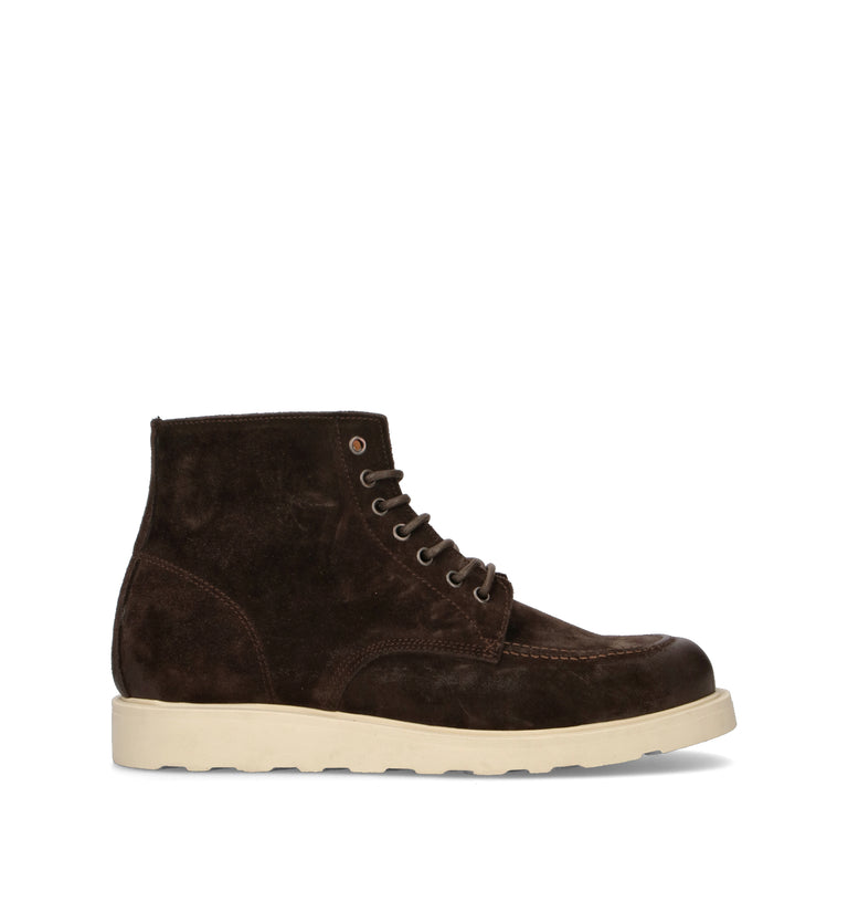 LORENZO TERRA Polacco uomo testa di moro in suede