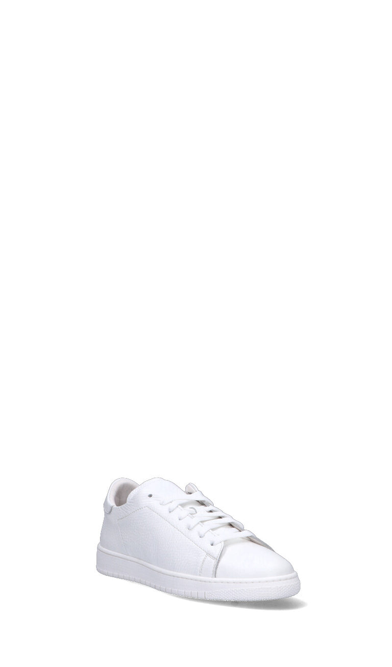 LORENZO TERRA Sneaker uomo bianca in pelle
