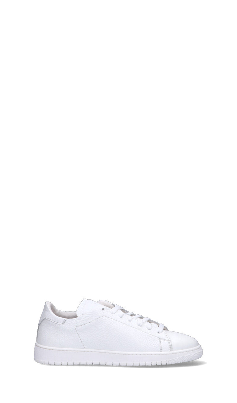 LORENZO TERRA Sneaker uomo bianca in pelle