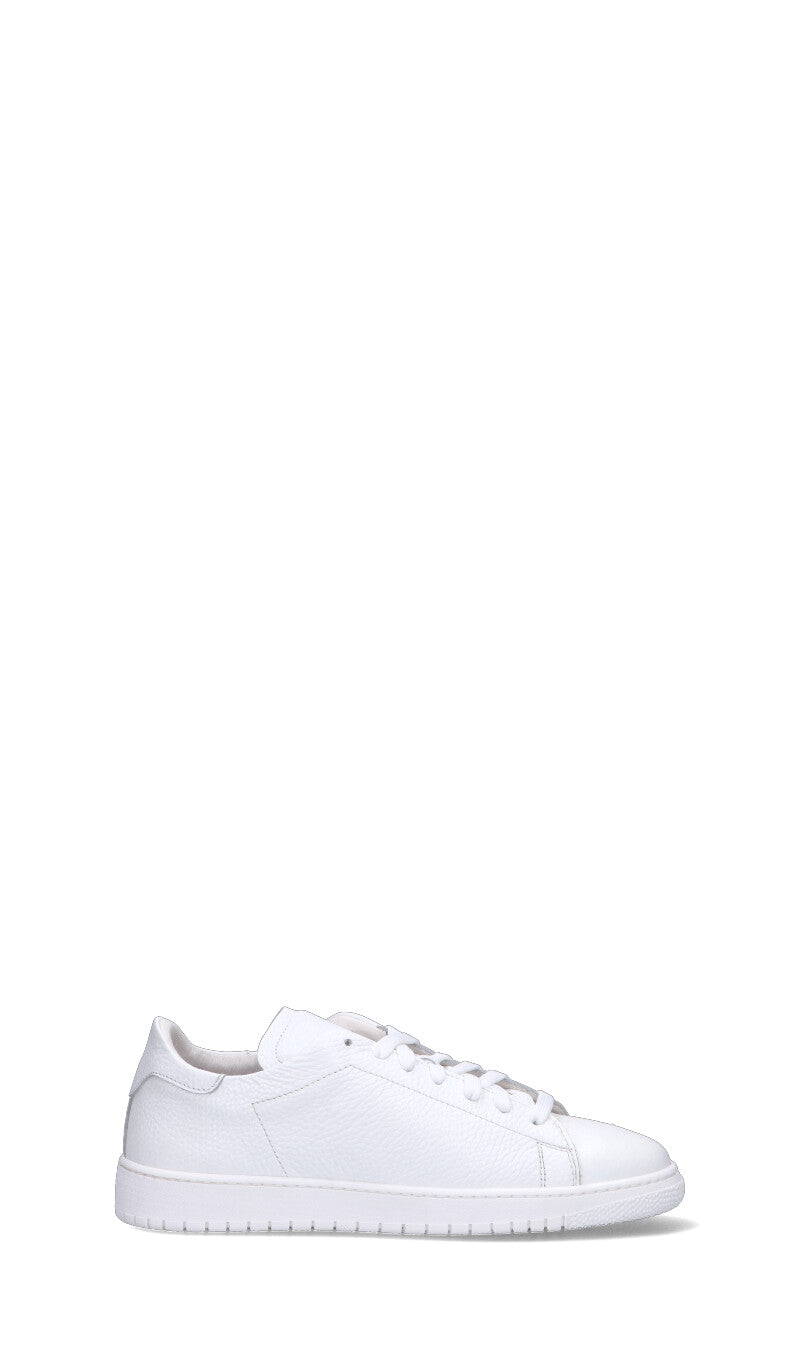 LORENZO TERRA Sneaker uomo bianca in pelle
