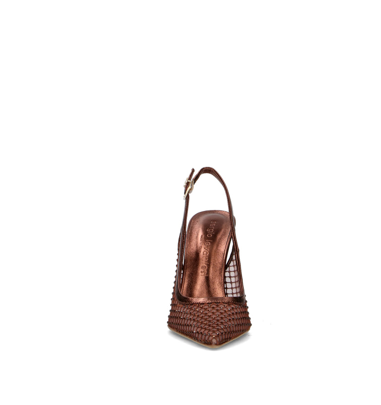 SERGIO LEVANTESI Slingback donna marrone