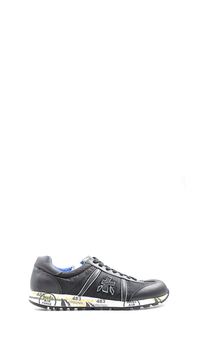 PREMIATA LUCY Sneaker uomo nero in suede e tessuto