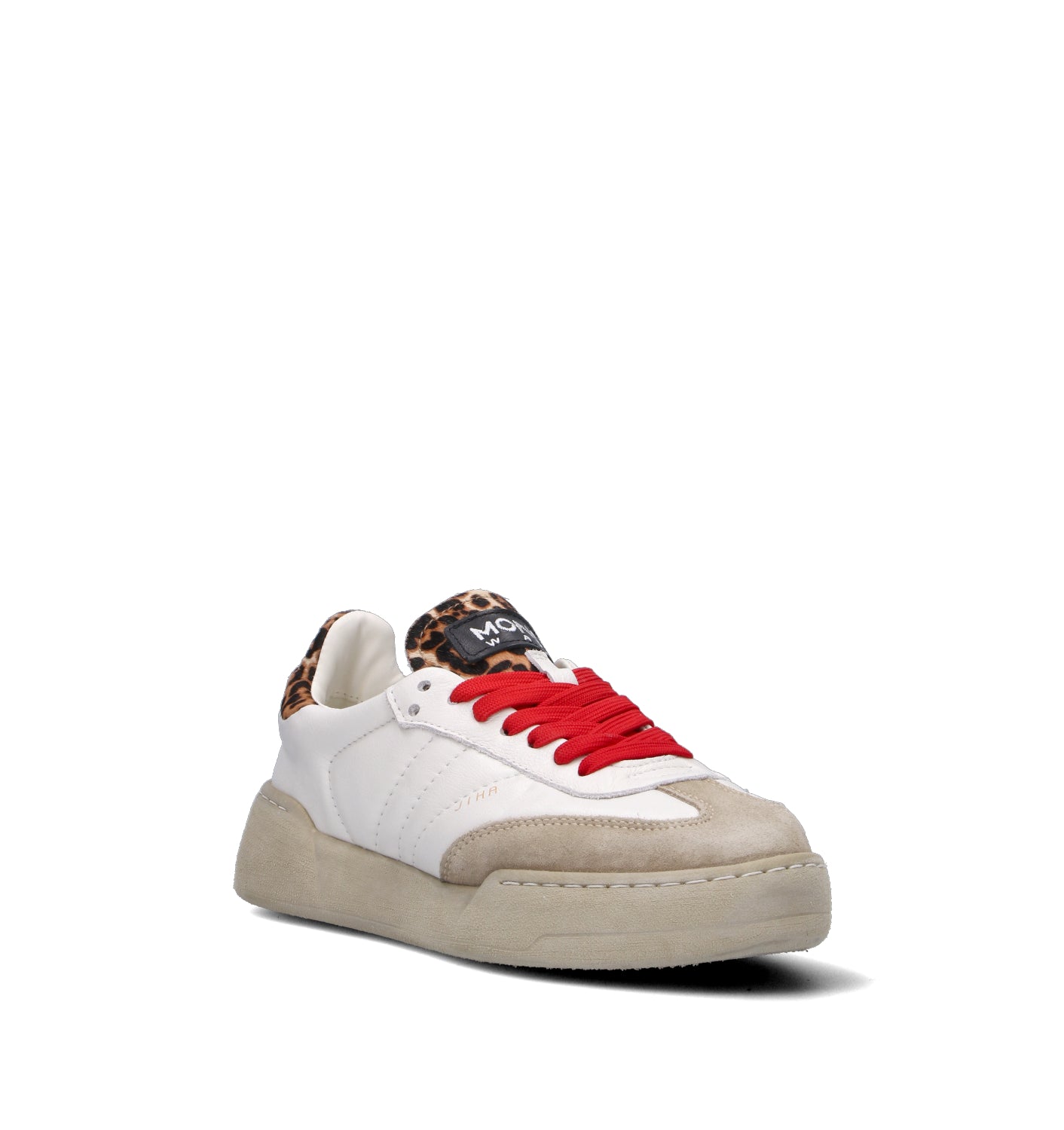 MONOWAY Sneaker donna bianca in pelle