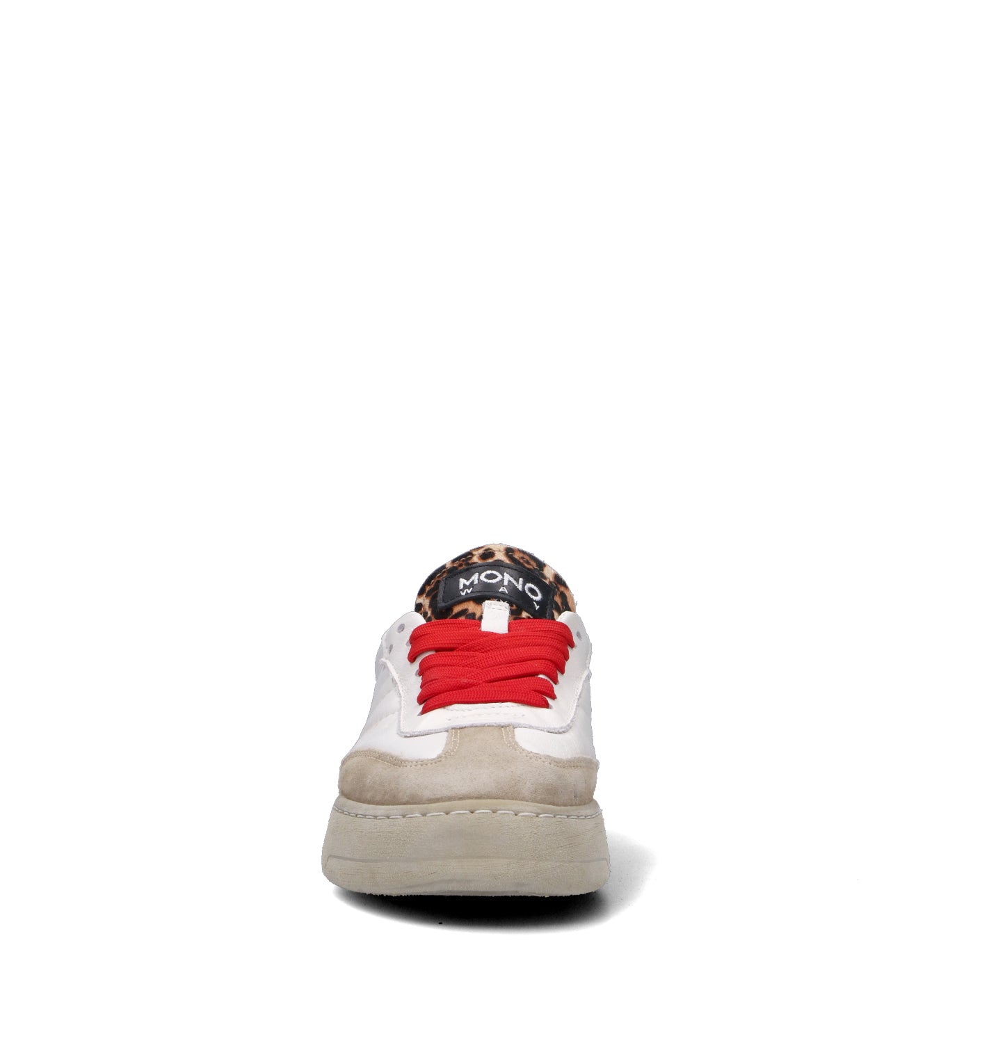 MONOWAY Sneaker donna bianca in pelle