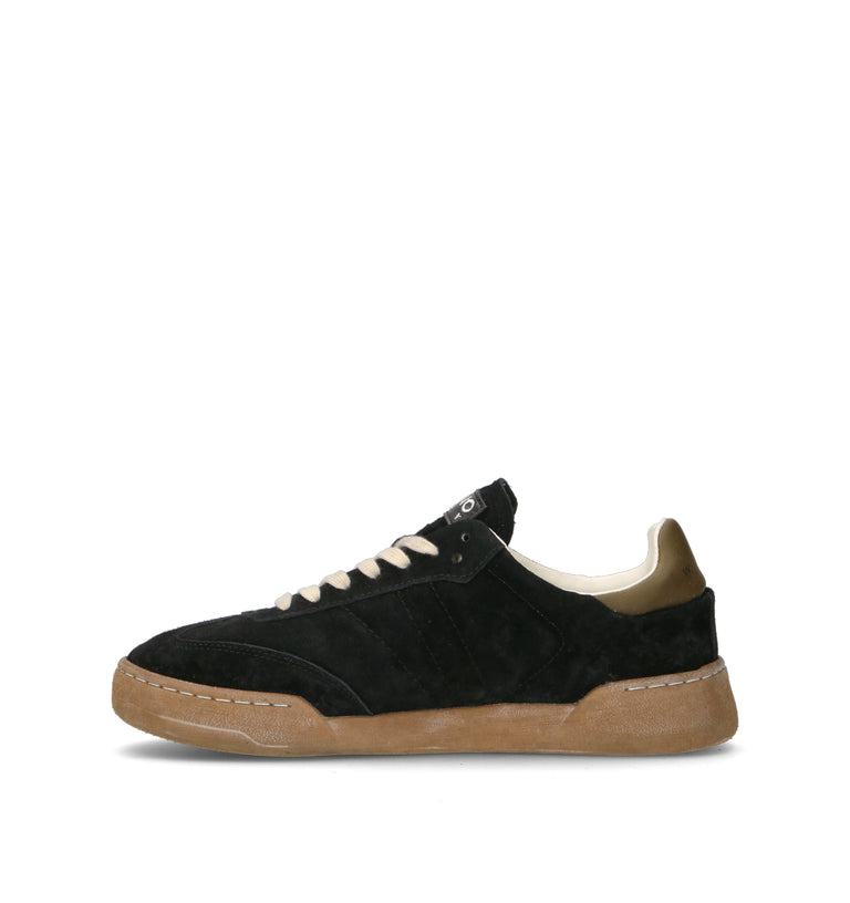 MONOWAY Sneaker uomo nera in suede