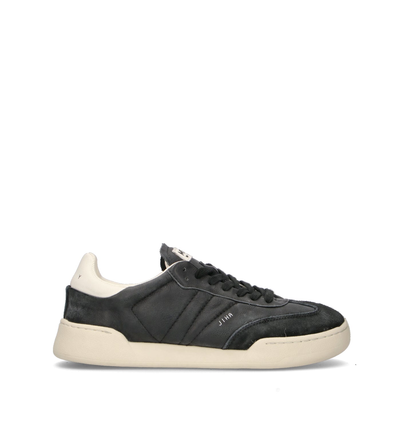 MONOWAY Sneaker uomo nera in pelle