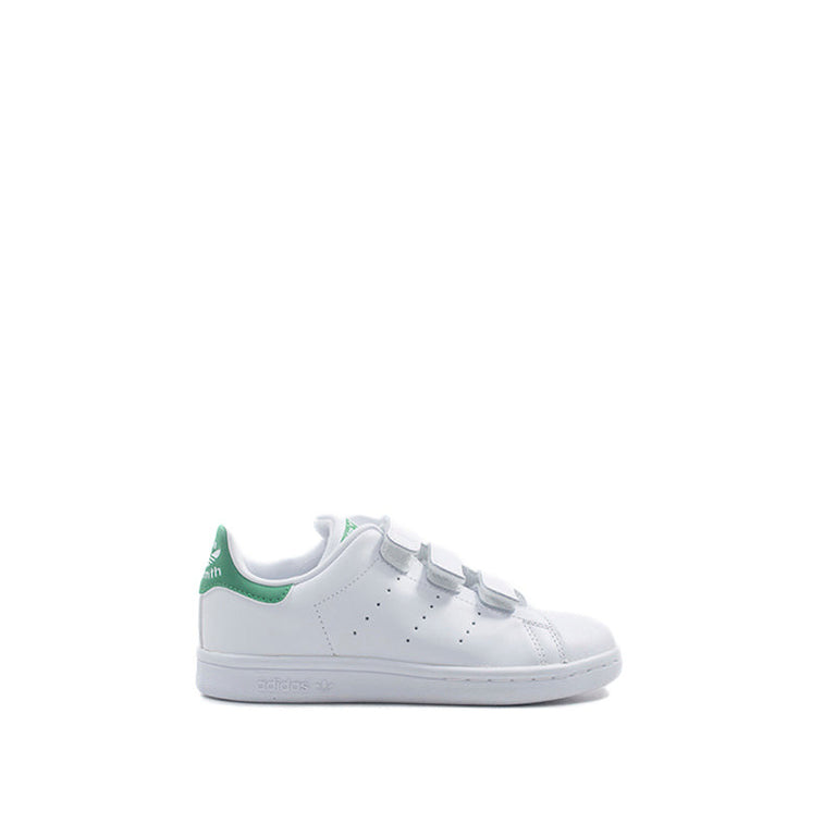 ADIDAS ORIGINAL STAN SMITH Sneaker bimbo bianca/verde in pelle