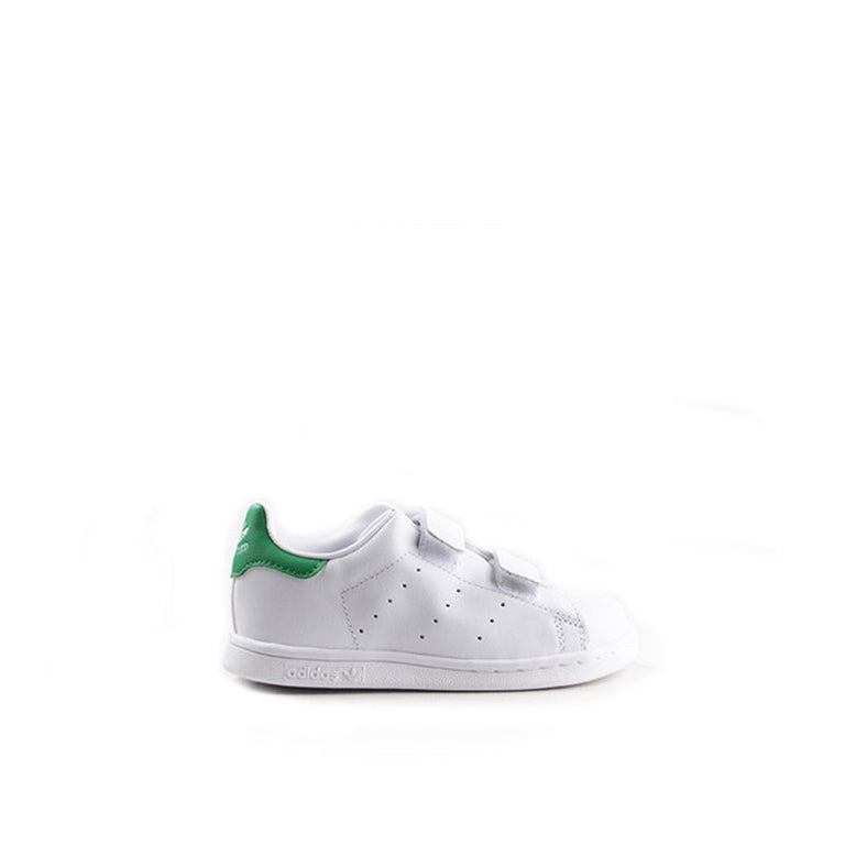 ADIDAS ORIGINAL STAN SMITH Sneakers bambino bianco/verde in pelle
