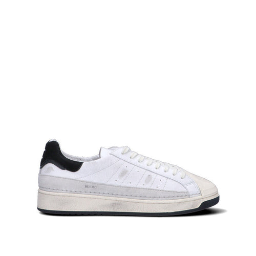 D.A.T.E. - BASE Sneaker donna bianca/nera in pelle