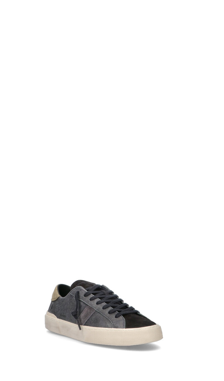 D.A.T.E. - HILL LOW Sneaker uomo nera in suede