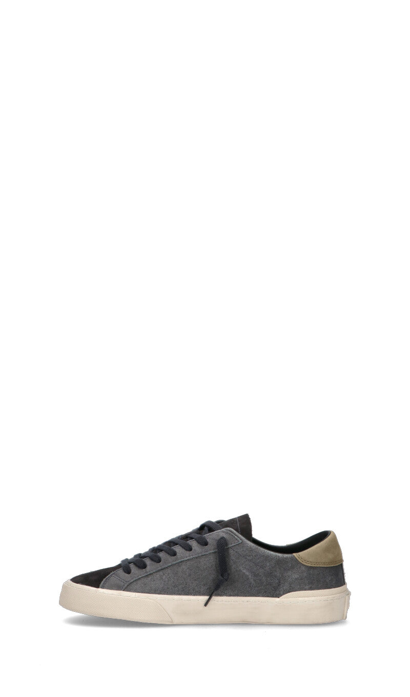 D.A.T.E. - HILL LOW Sneaker uomo nera in suede
