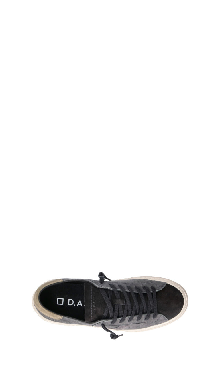 D.A.T.E. - HILL LOW Sneaker uomo nera in suede