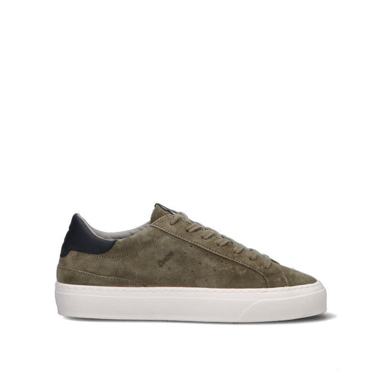 D.A.T.E. - SONICA Sneaker uomo army in suede