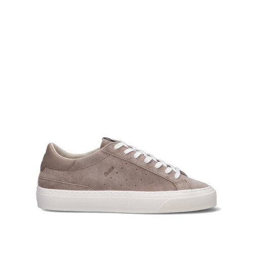 D.A.T.E. - SONICA Sneaker uomo taupe in suede