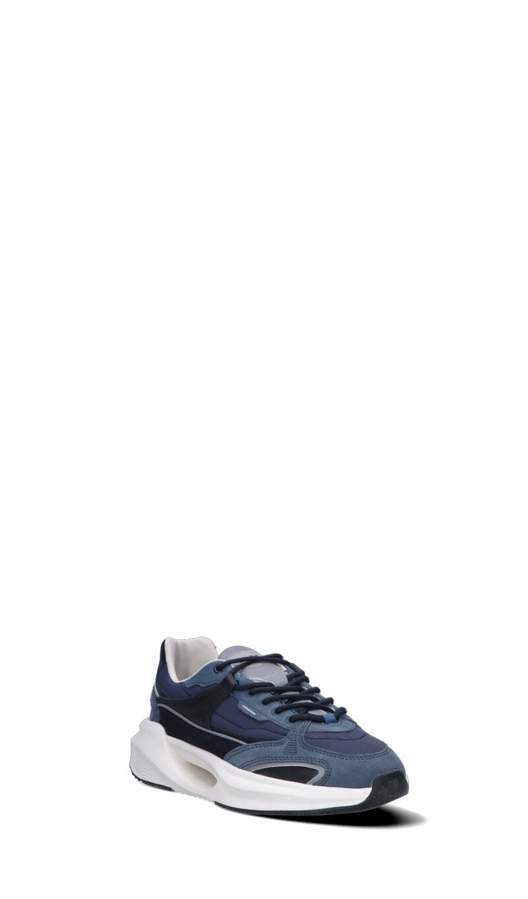 D.A.T.E. - VELA Sneaker uomo blu in suede