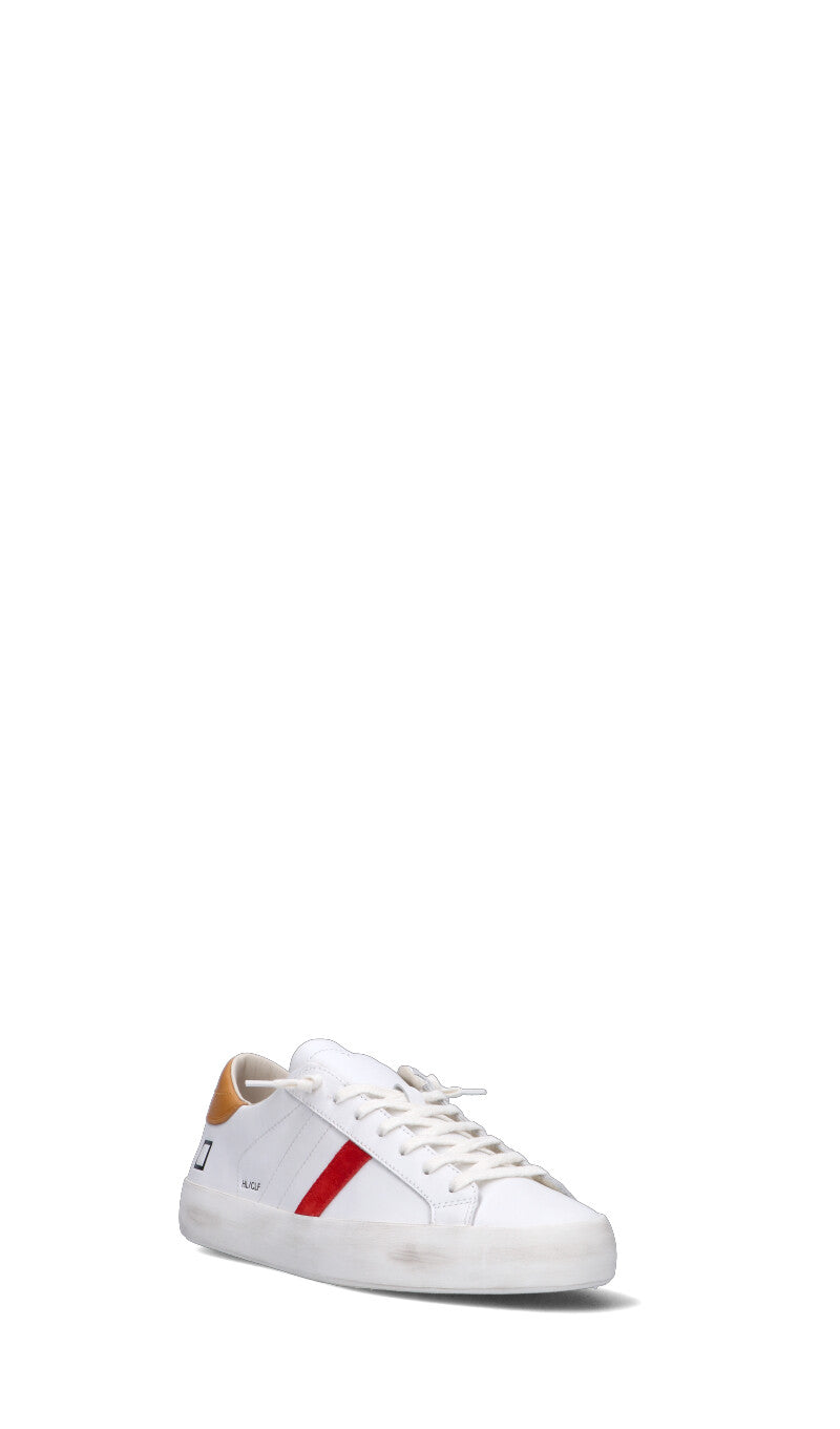 D.A.T.E. HILL LOW CALF Sneaker uomo bianca in pelle