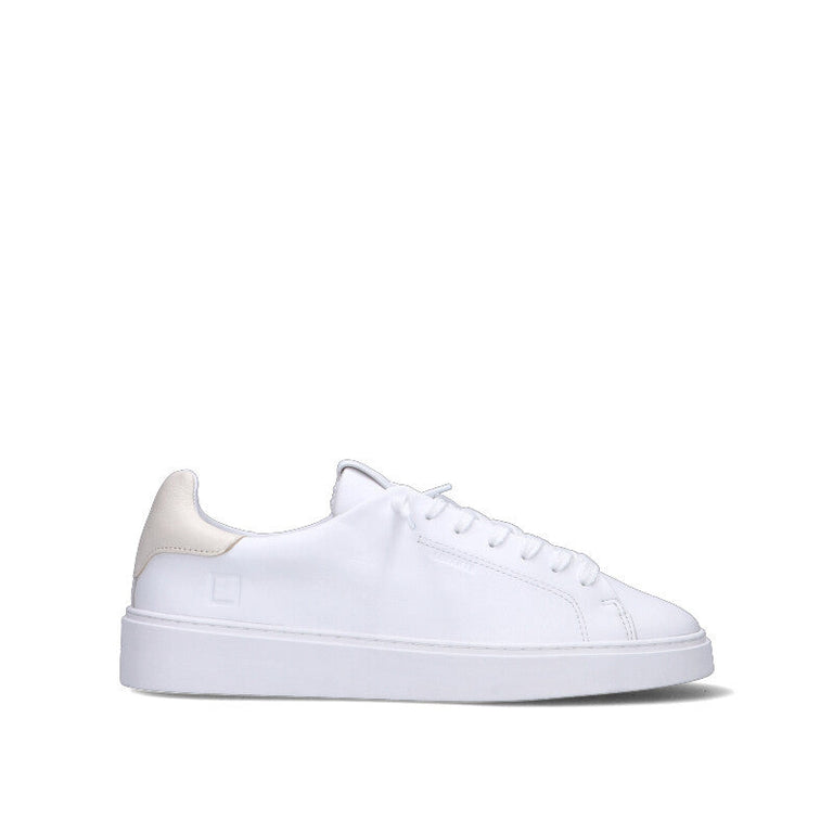 D.A.T.E. LEVANTE CALF Sneaker uomo bianca in pelle