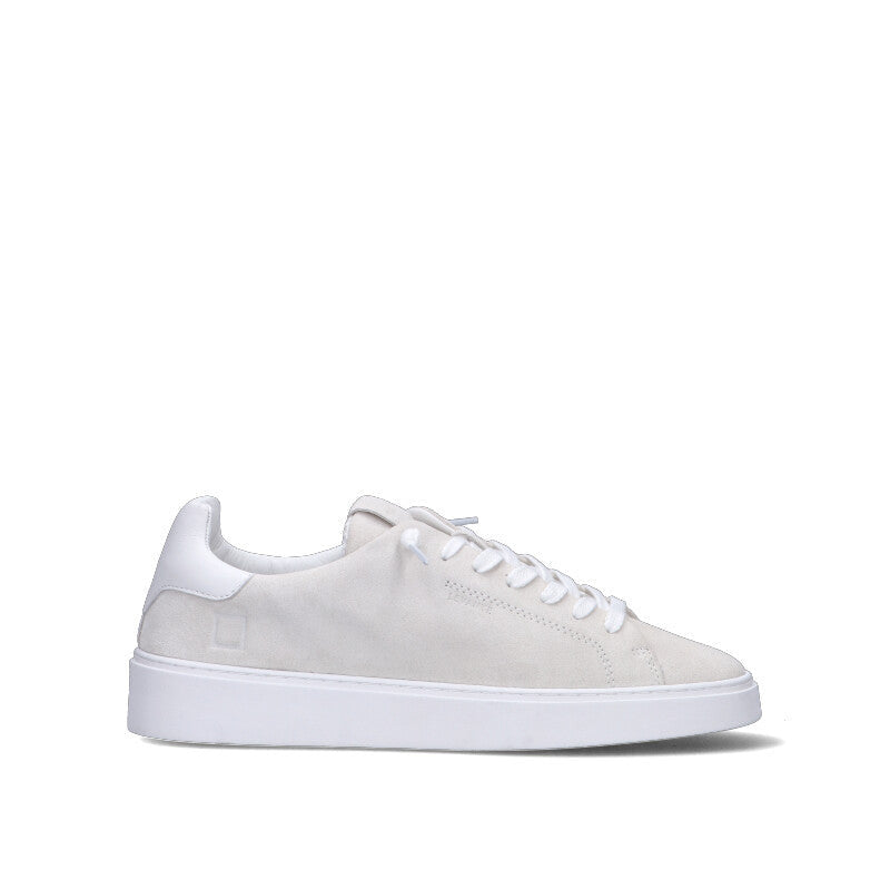 D.A.T.E. LEVANTE SUEDE Sneaker uomo bianca in suede