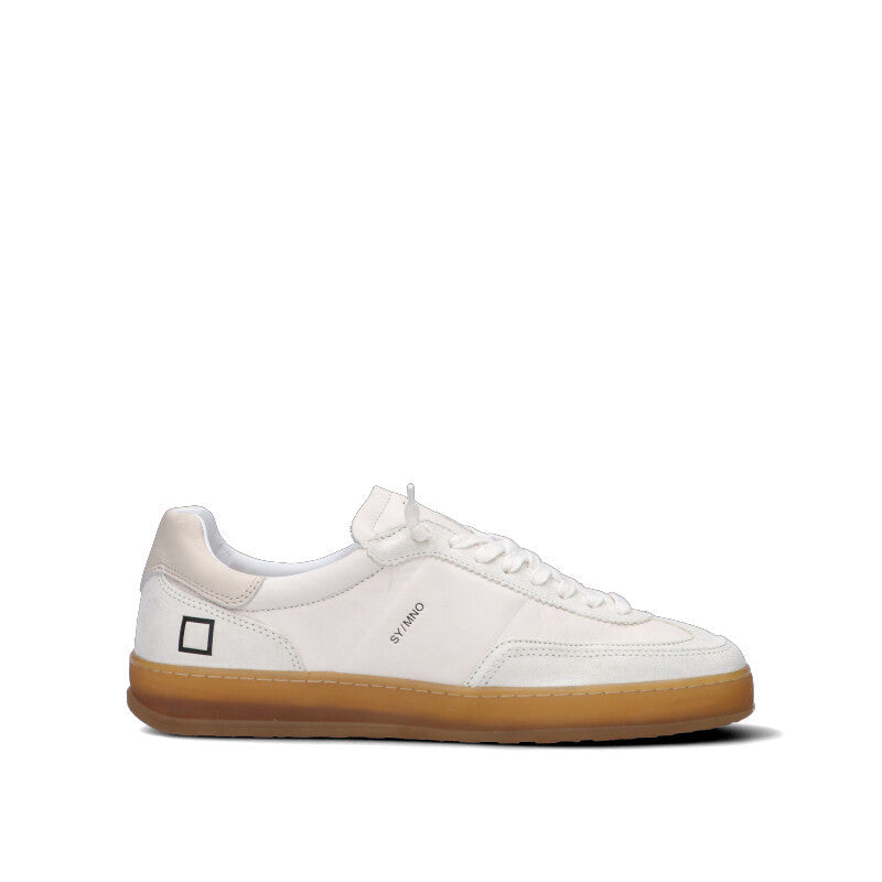 D.A.T.E. SPORTY MONO Sneaker uomo bianca in pelle
