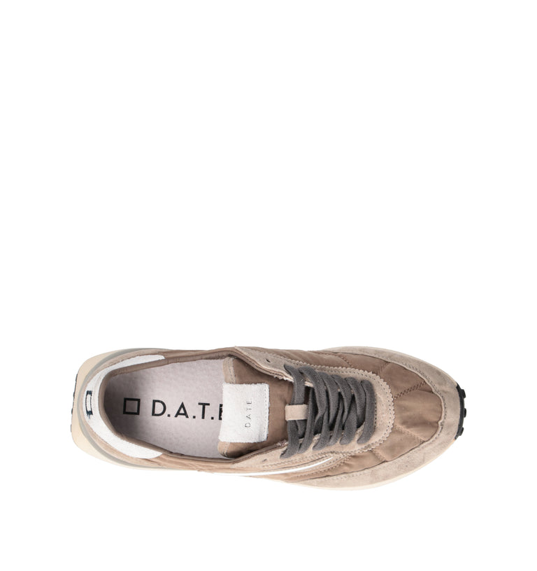 D.A.T.E. Sneaker uomo taupe