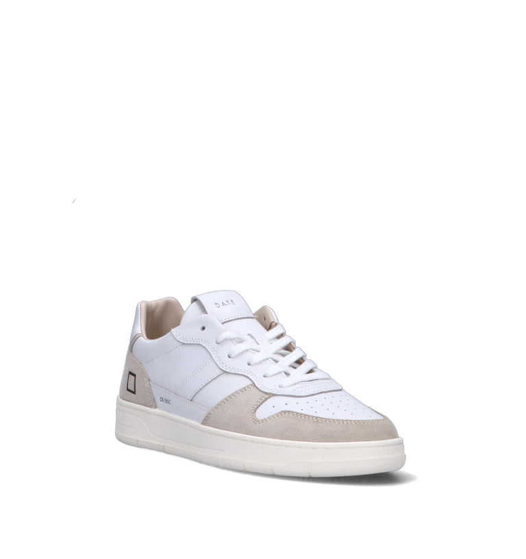D.A.T.E. Sneaker uomo bianca in pelle